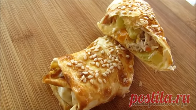 Вкусные пирожки без возни с тестом