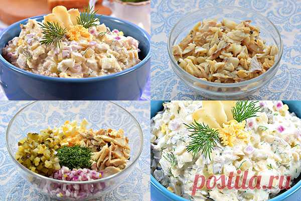 Салат с рыбой — Домашний уют