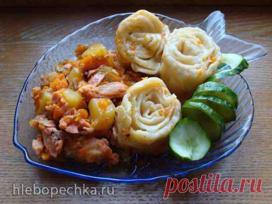 Штрули (с рыбой, мясом) - ХЛЕБОПЕЧКА.РУ - рецепты, отзывы, инструкции