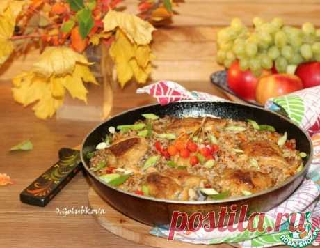 Курица в маринаде со сливочной гречкой – кулинарный рецепт