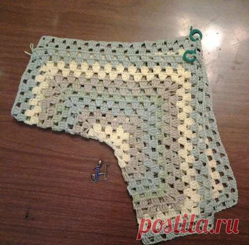 Кардиган из двух шестиугольников крючком – 6 моделей со схемами и описанием - Пошивчик одежды