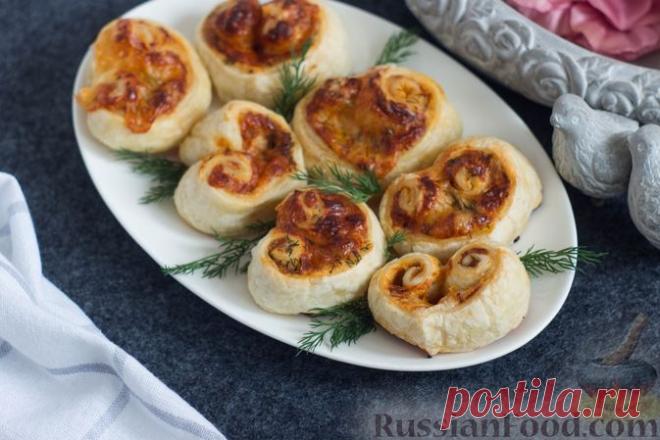 Рецепт: Слоеные булочки 