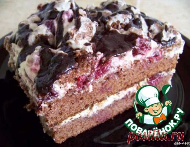 Торт "Вишневый поцелуй" – кулинарный рецепт