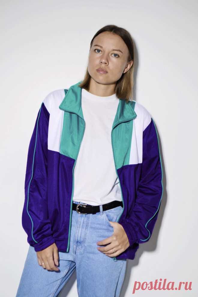 90s retro color blocking sports jacket | HOT MILK 80's vintage clothing 90s retro color blocking sports jacket | Multi crazy tracksuit top vintage track jacket unisex | Size - Medium mens / Large womens