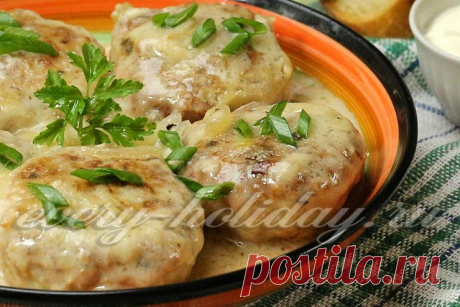 Мясные зразы с грибами, пошаговый рецепт с фото