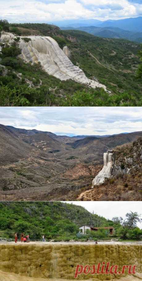 (+1) тема - Природный феномен - каменный    водопад   Hierve el Agua! | НАУКА И ЖИЗНЬ