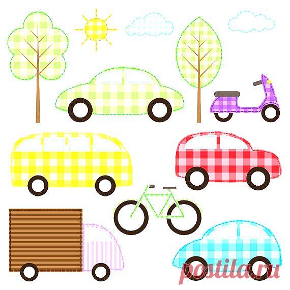 Things that go beep appliques | pattern