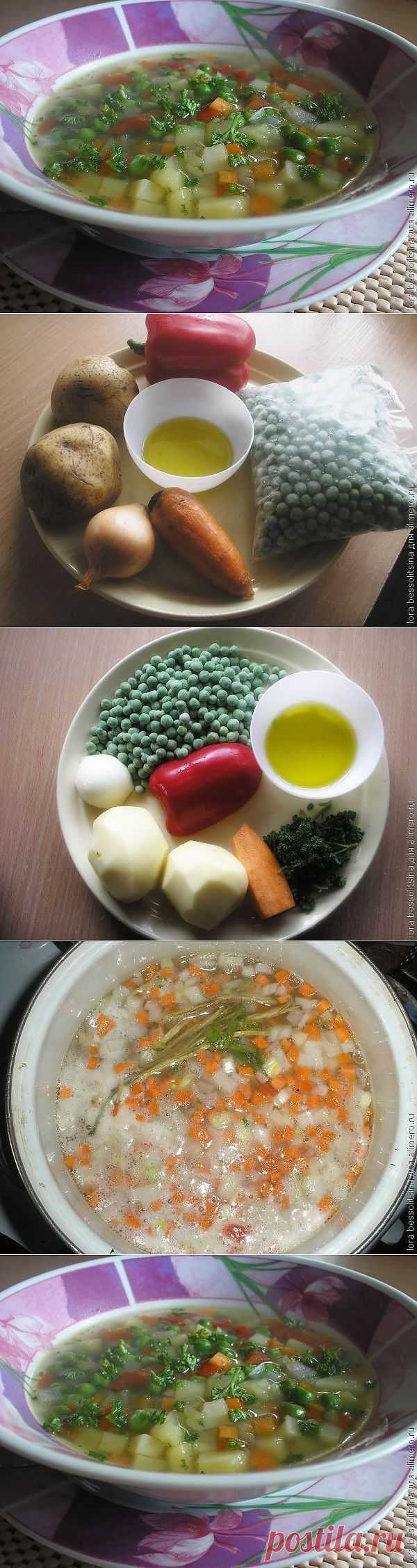 Суп с замороженными и свежими овощами / Рецепты с фото