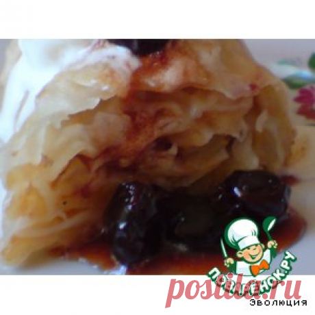 Штрудель яблочный - кулинарный рецепт