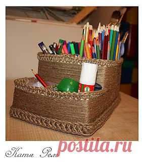 Рукодельное Счастье :): Карандашница из молочных пакетов. Мастер-класс