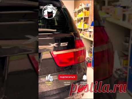 Установка спойлера на BMW X5