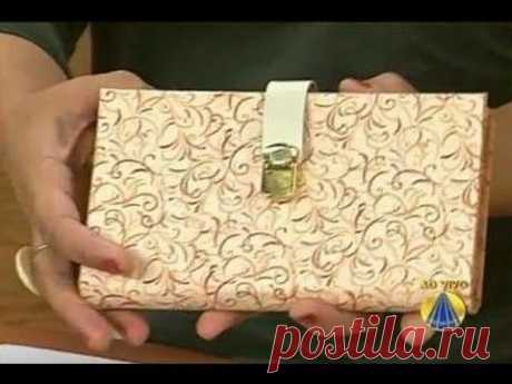▶ Carteira de Cartonagem | Sabor de Vida - 31 de Maio de 2012 - YouTube