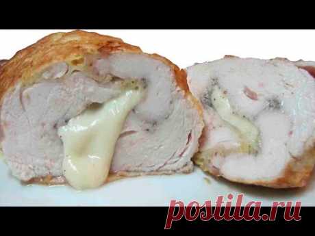 Мясные рулетики с начинкой Рецепт куриных рулетов