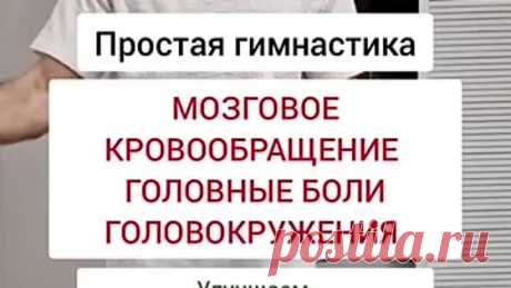 Мозговое кровообращение/ Головные боли/ Головокружения #егорзазож #здоровье #фитнес #тренер #зож