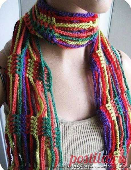 Интересная техника вязания крючком, фото мастер-класс