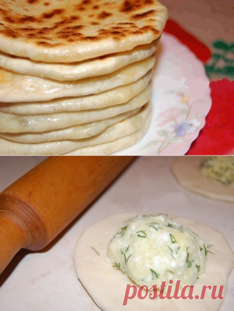 Как приготовить хычины с сыром и зеленью, и еще с картошкой и зеленью  - рецепт, ингредиенты и фотографии