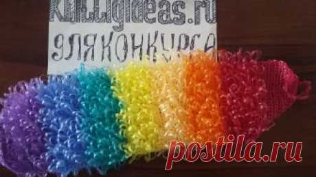 МК: Вяжем разноцветные мочалки крючком Всем доброго дня! Хочу показать вам,как связать красивую мочалку с вытянутыми петлями. Наши предки для мытья использовали лыко и пеньковую нитку. Мы с вами живем в современном мире и будем вязать из вот такой полипропиленовой нити. Крючок 3,5-4.