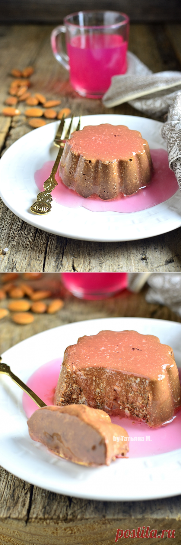 Шоколадная панна-котта с орехами | Кулинарный блог Татьяны М.