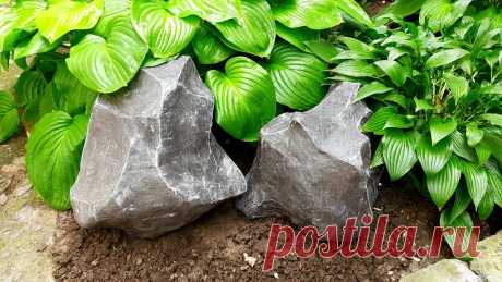 Декоративные булыжники своими руками | DachaDecor | Яндекс Дзен