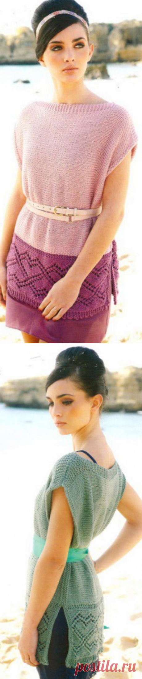 Простая туника спицами