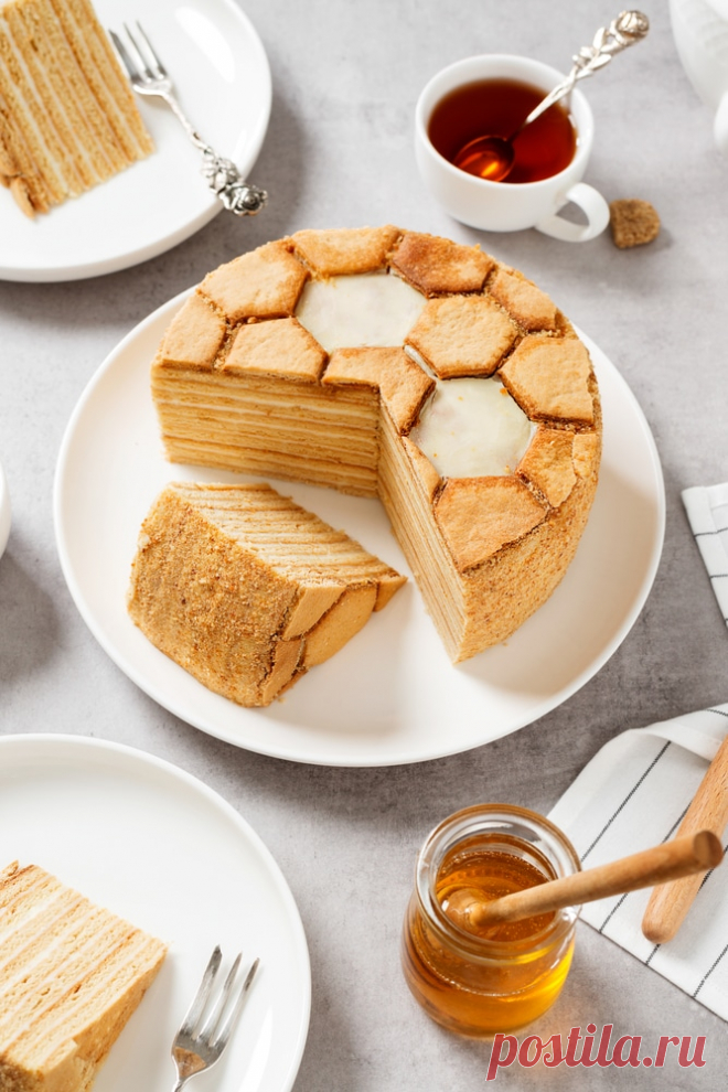 ღТорт Медовик со сметанным кремом