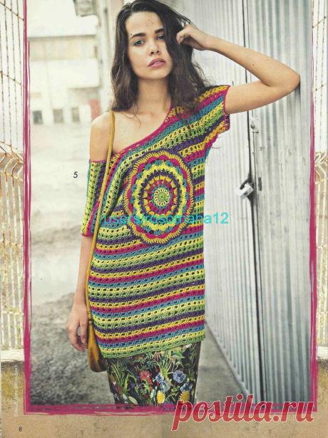 Новые кружевные наряды крючком от немецких дизайнеров! Альбом "Hakeltrends №29 2017"