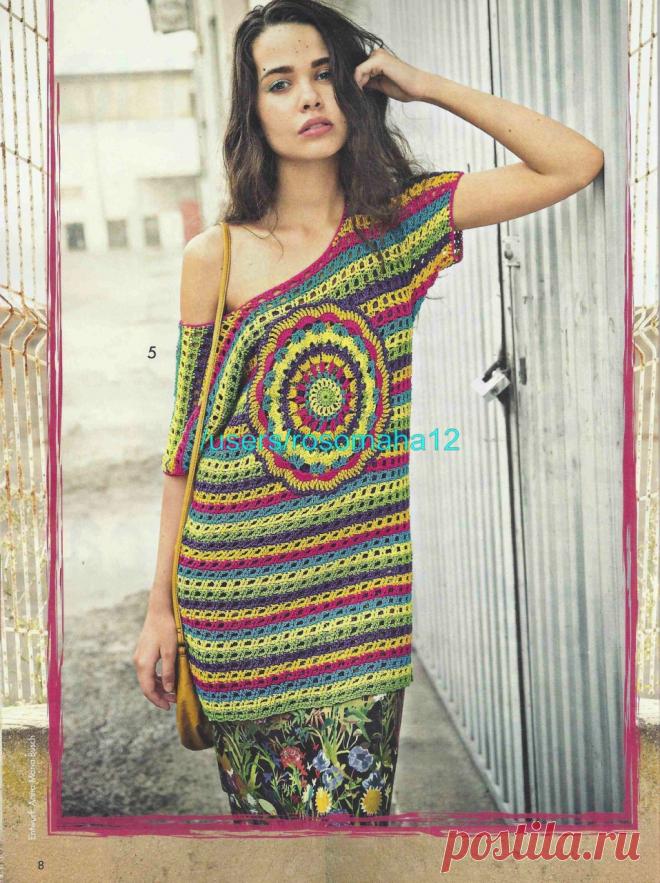 Новые кружевные наряды крючком от немецких дизайнеров! Альбом 