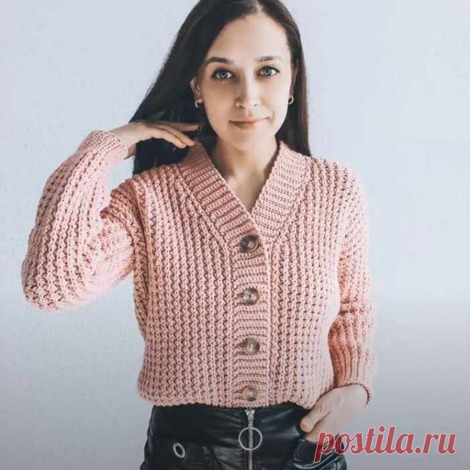 Вяжем кардиган крючком Пошаговые мастер-классы по шитью своими руками, вязанию, рукоделию, декорированию, швейные мастер-классы для начинающих, фото и видеоуроки.