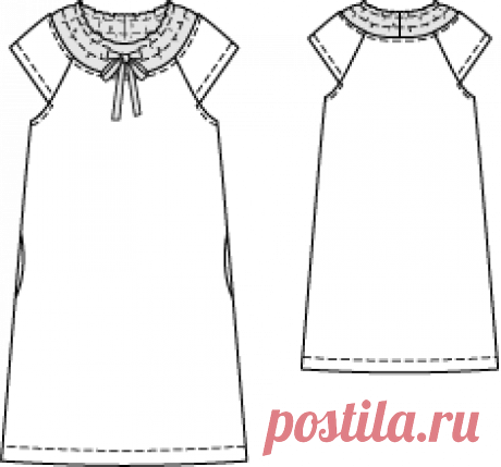 Платье - выкройка № 110 из журнала 1/2013 Burda – выкройки платьев на Burdastyle.ru