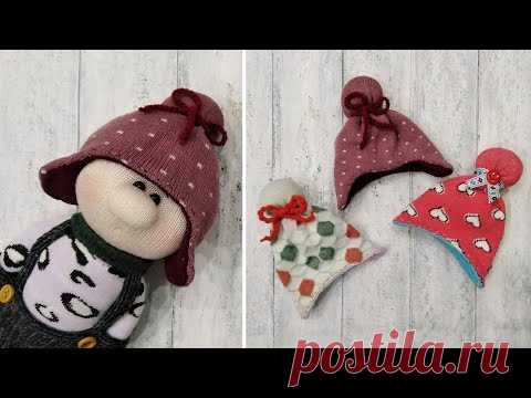 Как сделать шапочку для куклы за 15 минут