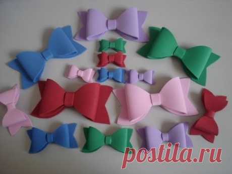 Laço feito com eva. Artesanato / passo a passo/ diy/ tutorial