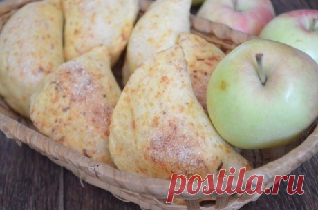 Вы много потеряете если не попробуете — Яблочные пирожки из сырного теста