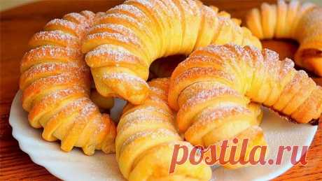 Я УСТАЛА ИХ ГОТОВИТЬ!!! Неимоверно вкусные БУЛОЧКИ-РОГАЛИКИ