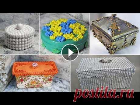 8 идей шкатулок своими руками Посмотрите 8 идей шкатулок своими руками. Шкатулки сделаны из разных материалов. Есть очень простые и по сложнее. Выбирайте шкатулку на свой вкус и сд...