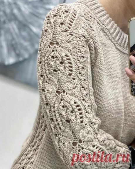 Шикарный узор спицами