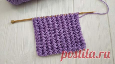 ОРИГИНАЛЬНЫЙ и КРАСИВЫЙ Объемный Узор спицами ПУЗЫРЬКИ | Enjoy Knitting/Вяжем узоры | Яндекс Дзен