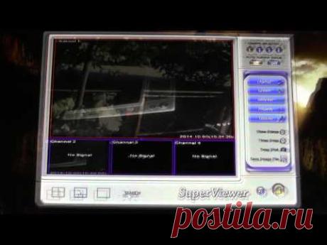 Максимальный обзор видео наблюдения 4-канальный DVR CCTV камеры Аудио Видео. ZikValera