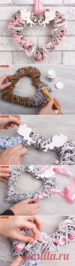 Интерьерный венок «Нежность Рождества» | Уроки творчества | Леонардо хобби-гипермаркет - сделай своими руками