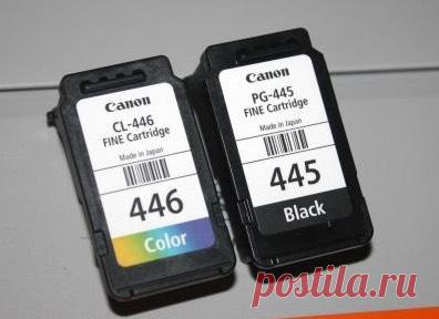 Инструкция по заправке картриджей CL-446 и PG-445 Заправка картриджей Canon CL-446 и PG-445 для Canon PIXMA TS304, MX494, MG2440, MG2540, MG2545, iP2840, iP2845, MG2940, MG2945, MG3040, TS3140, TS3340