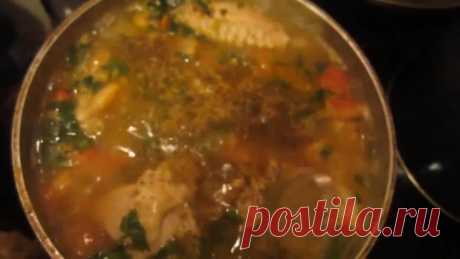 Чахохбили из курицы (рагу).Грузинская кухня