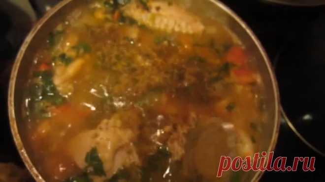 Чахохбили из курицы (рагу).Грузинская кухня