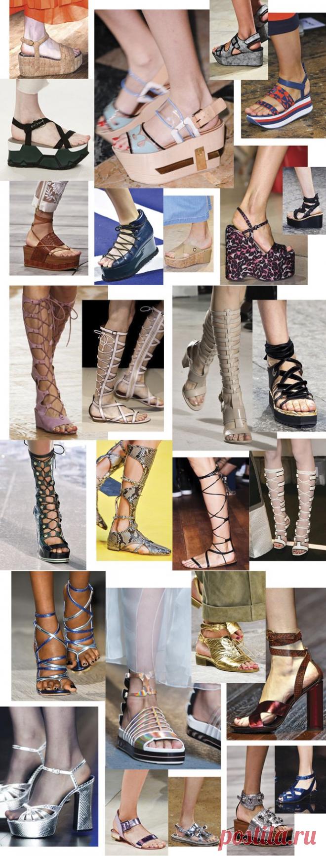 Модные босоножки лета 2015
