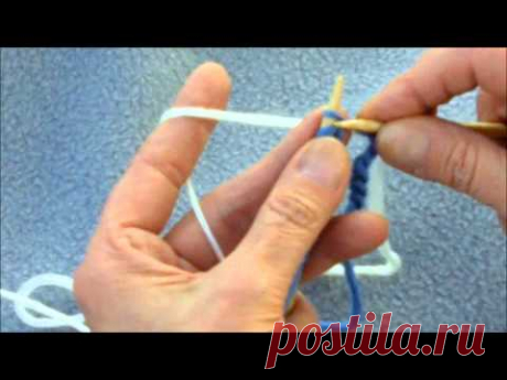 Открытый набор петель
Provisional cast on with a crochet hook - silent movie - YouTube