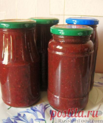 Рецепт: Кетчуп из слив на RussianFood.com