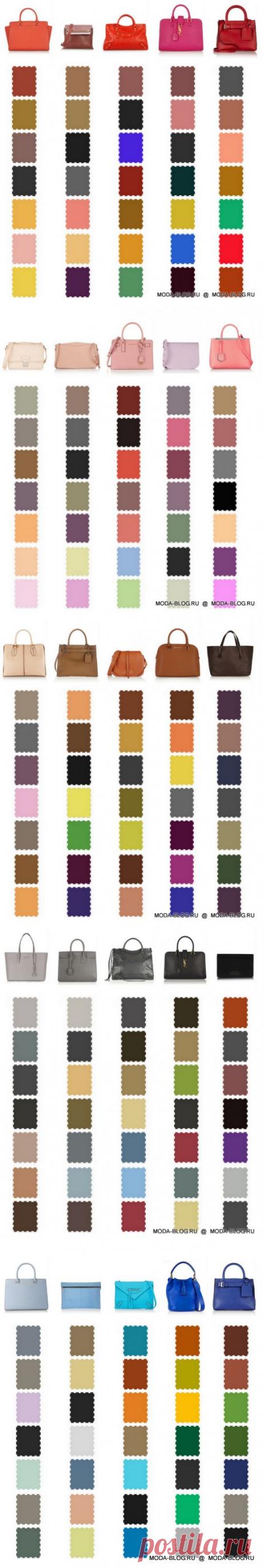 Цветовые схемы: сумка + обувь