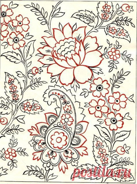 Шаблоны узора &quot;пейсли&quot;.