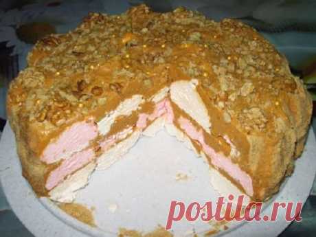 Вкусный торт с зефиром, который не нужно выпекать