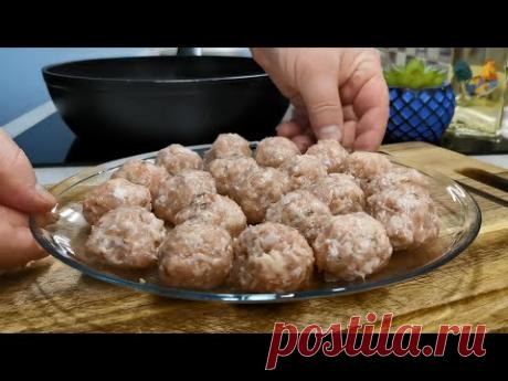 Такую ВКУСНОТУ из ФАРША еще не готовили! Добавьте ДВА ИНГРЕДИЕНТА и опустите в соус, это объедение!