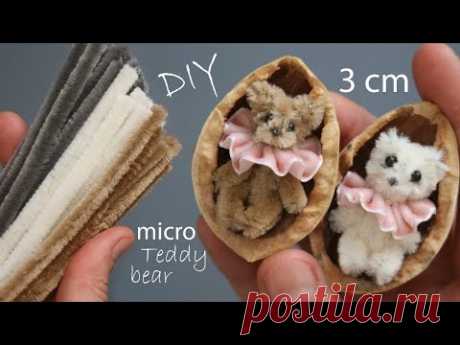 ADORABLE pipe cleaner 🤩 Teddy bear 🤩 DIY