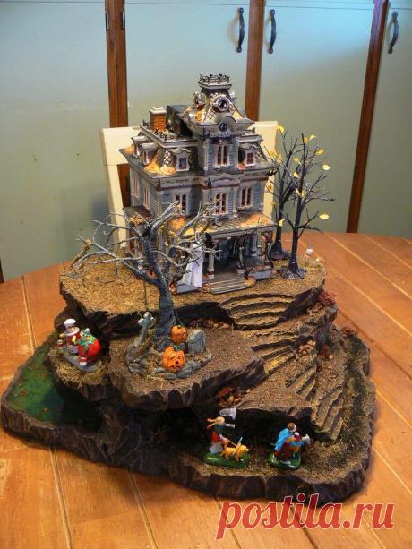 Диорамные интерьерные композиции на Хэллоуин - Planetalsad